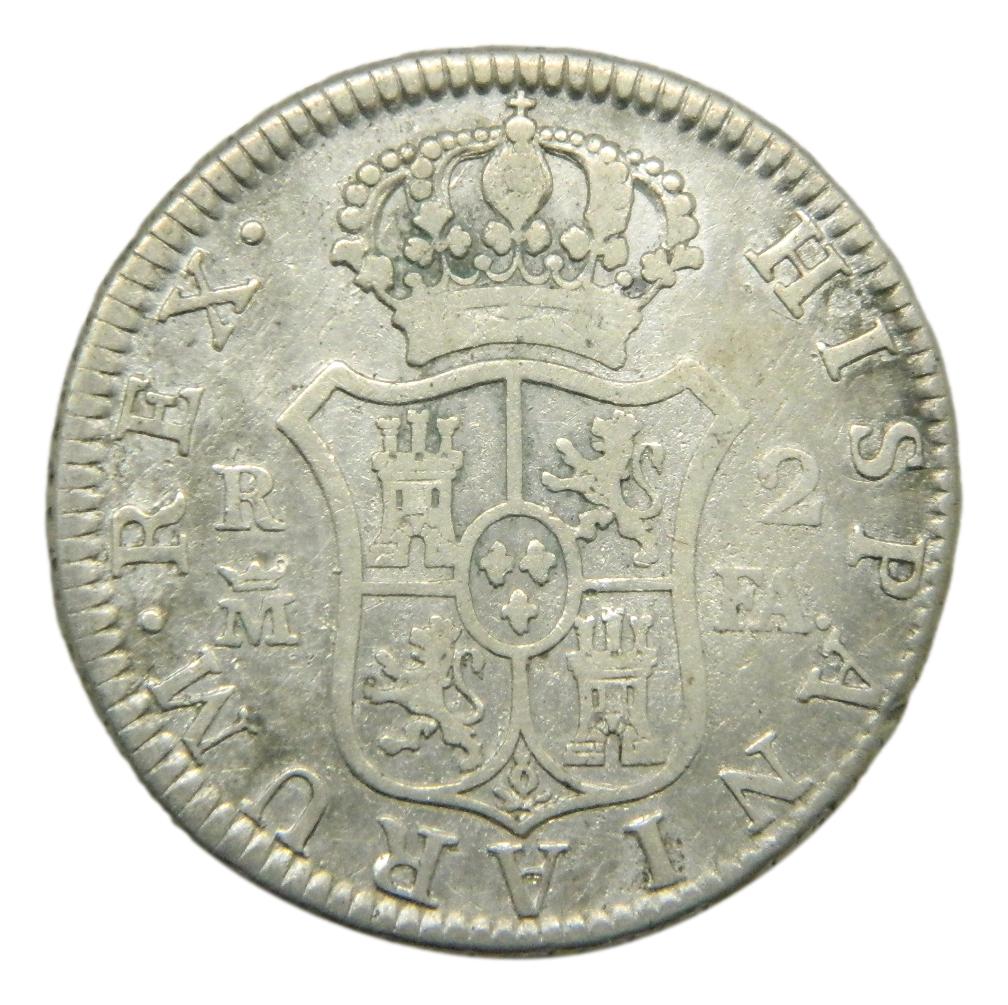 1804 - CARLOS IV - 2 REALES - MADRID . FA