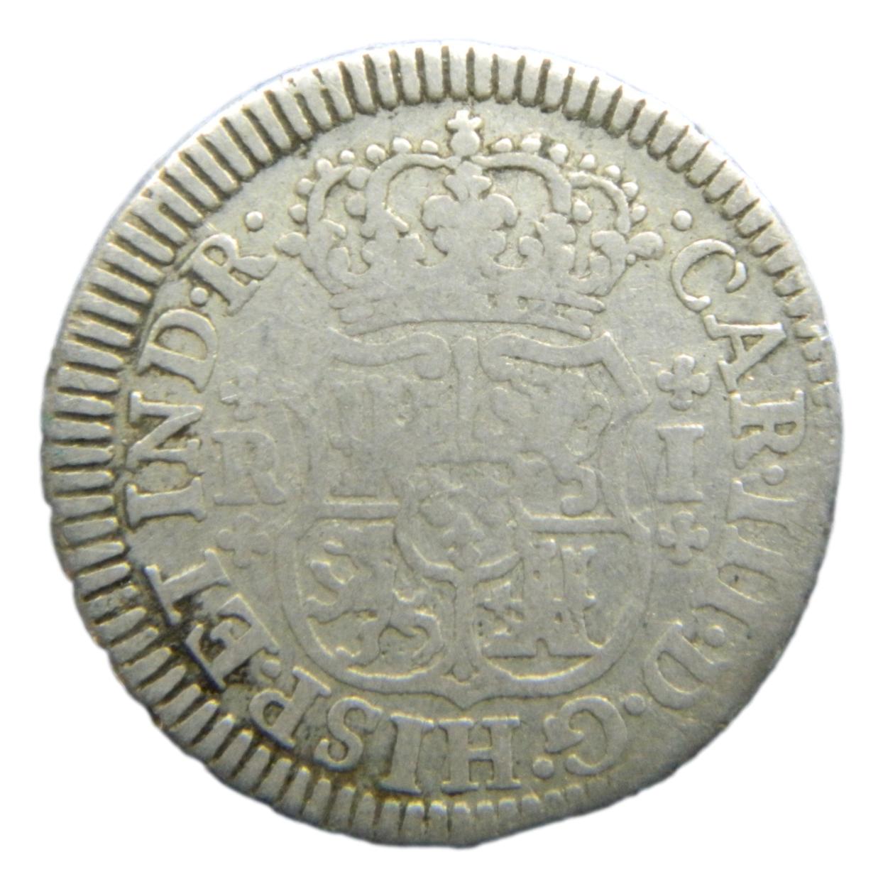 1770 F - CARLOS III - 1 REAL - MEXICO - S8