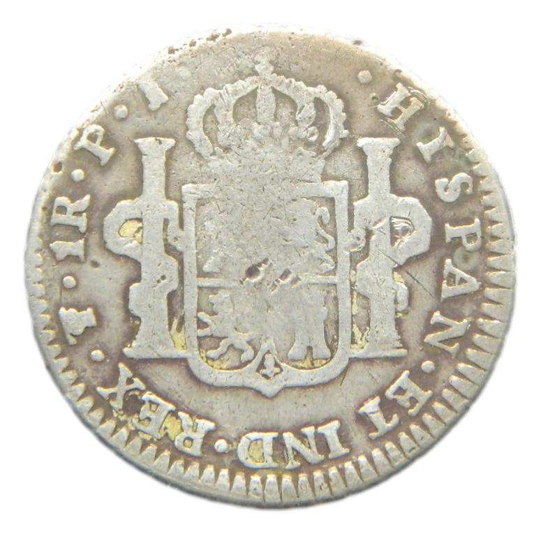 1808 - CARLOS IV - 1 REAL - POTOSI - PJ