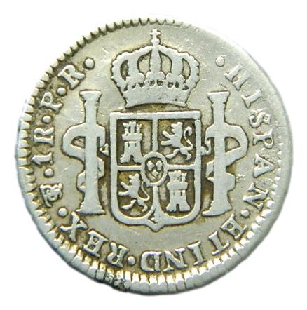 1777 PR - CARLOS III - 1 REAL - POTOSI - PLATA