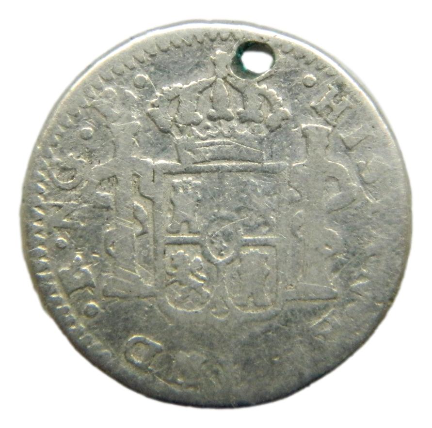1780 P - CARLOS III - 1/2 REAL - GUATEMALA