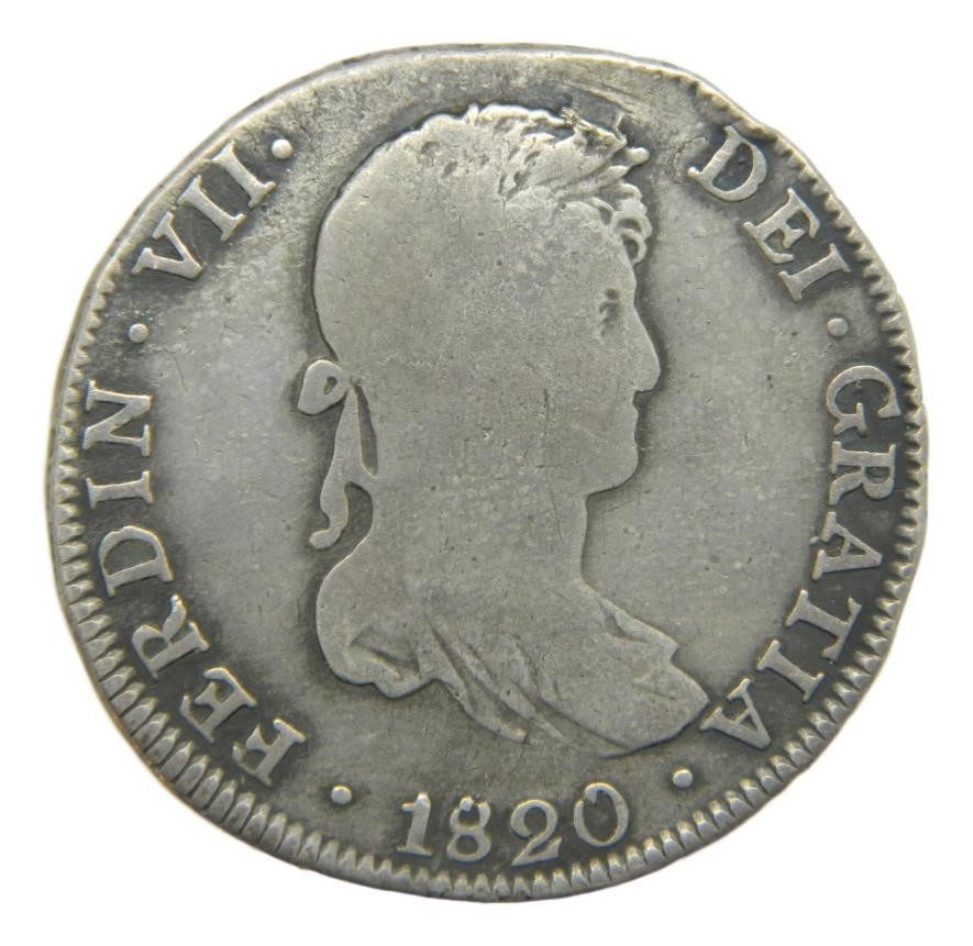 1820 PJ - FERNANDO VII - 4 REALES - POTOSI