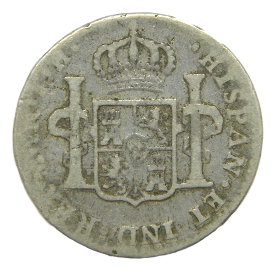1804 TH - CARLOS IV - 1 REAL - MEXICO - PLATA