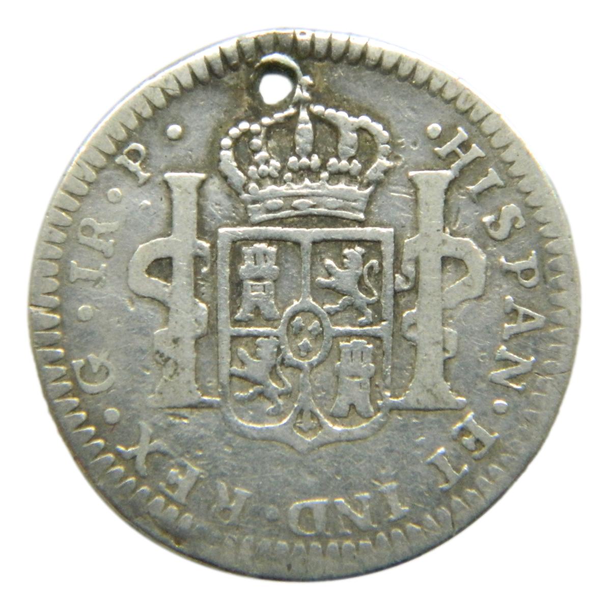 1776 P - CARLOS III - 1 REAL - GUATEMALA