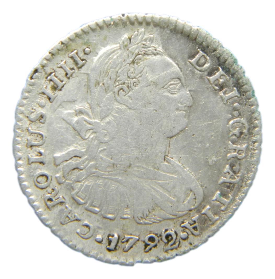 1792 IJ - CARLOS IV - 1 REAL - LIMA - S8