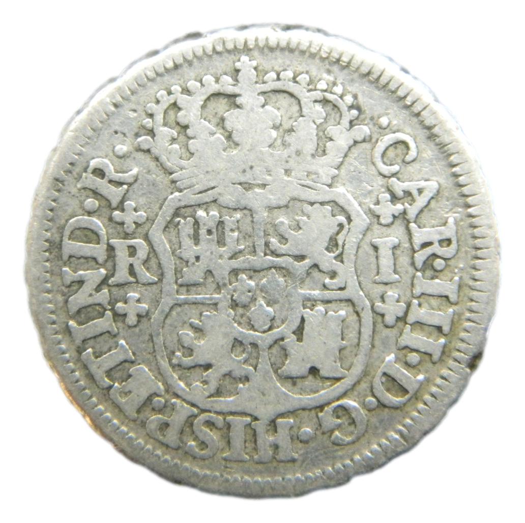 1764 M - CARLOS III - 1 REAL - MEXICO - S8