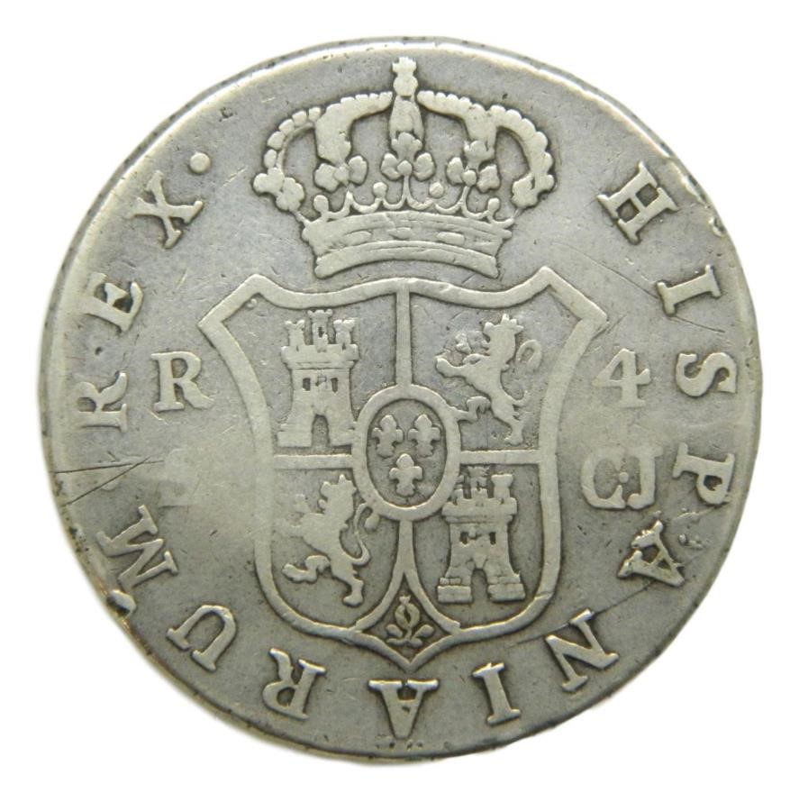 1818 CJ - FERNANDO VII - 4 REALES - SEVILLA