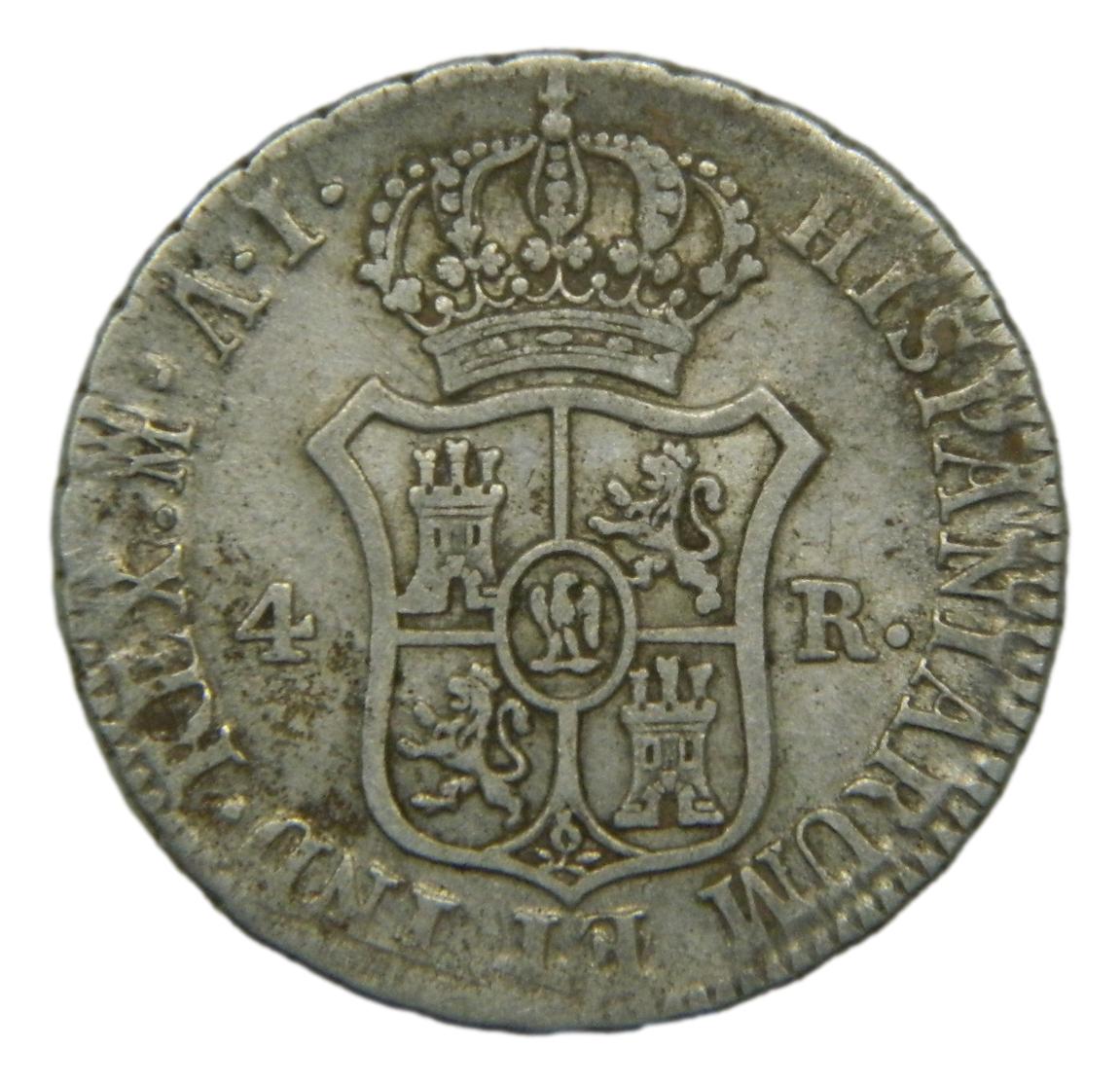 1810 AI - JOSE NAPOLEON - 4 REALES - MADRID 