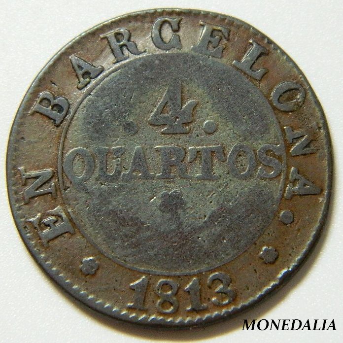 1813 - JOSE NAPOLEON - 4 QUARTOS - BCN