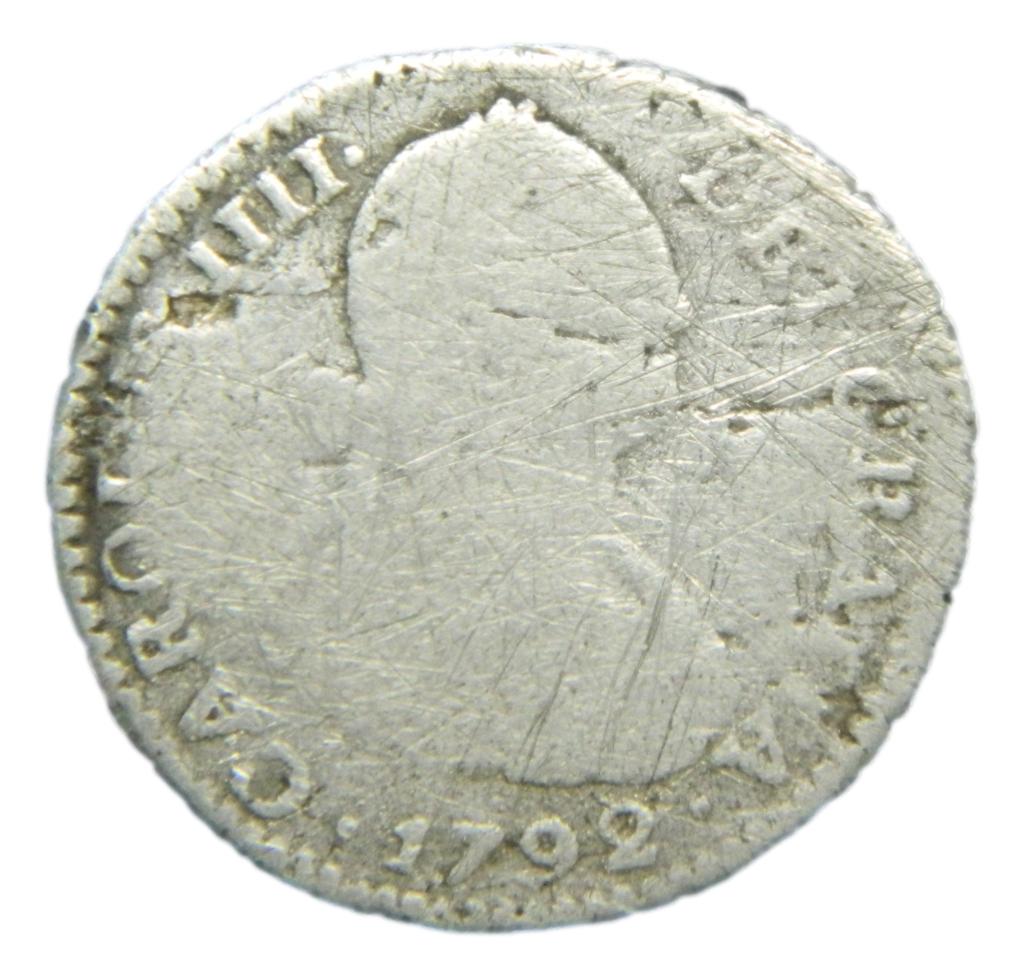 1792 JJ - CARLOS IV - 1 REAL - NUEVO REINO - S8