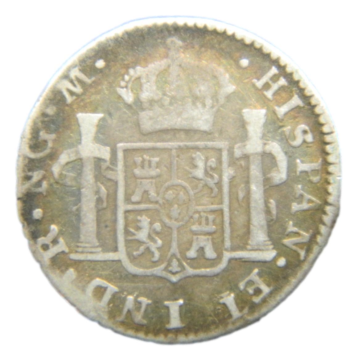 1800 M - CARLOS IV - 1/2 REAL - GUATEMALA - S8