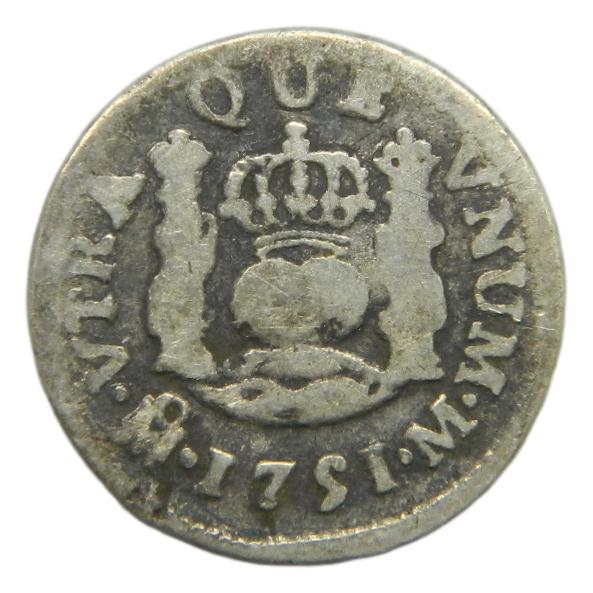 1751 - FERNANDO VI - 1/2 REAL - MEXICO - PLATA
