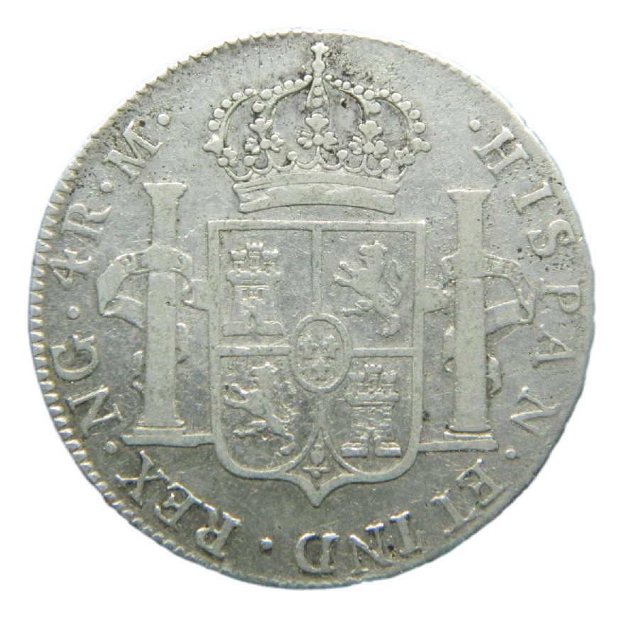 1803 M - CARLOS IV - 4 REALES - GUATEMALA - S8