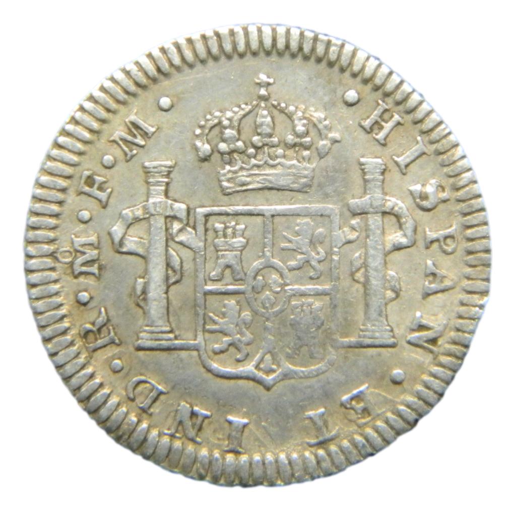 1785 FM - CARLOS III - 1/2 REAL - MEXICO - S8