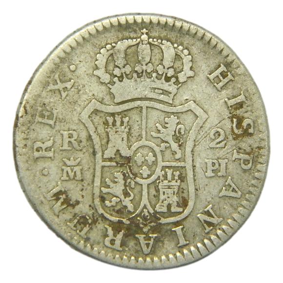 1782 PJ - CARLOS III - 2 REALES - MADRID