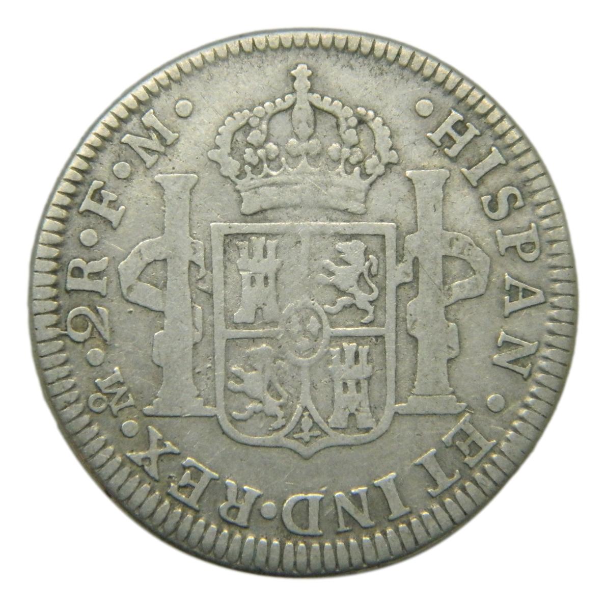 1784 FM - CARLOS III - 2 REALES - MEXICO