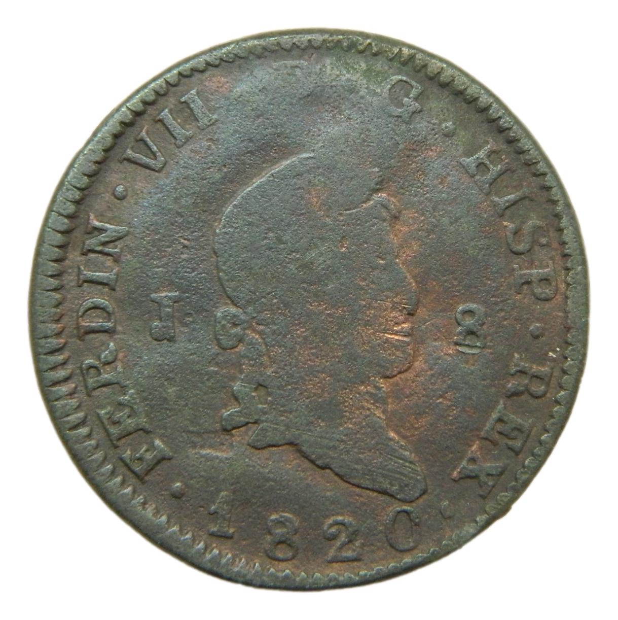1820 - FERNANDO VII - 8 MARAVEDIS - JUBIA