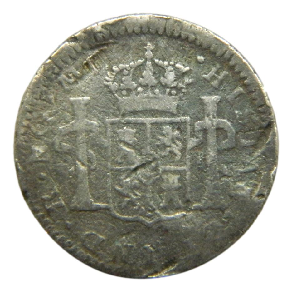 1803 M - CARLOS IV - 1/2 REAL - GUATEMALA