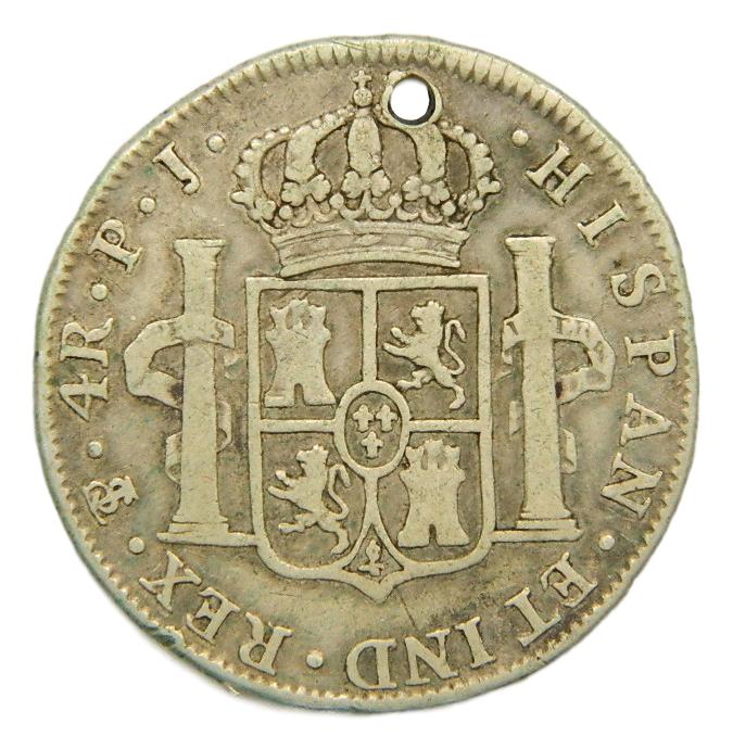 1819 - FERNANDO VII - 4 REALES - POTOSI