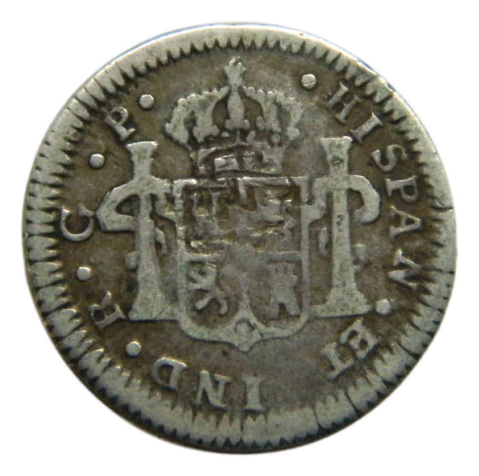 1773 P - CARLOS III - 1/2 REAL - GUATEMALA