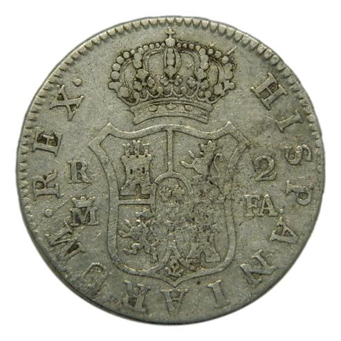 1801 FA - CARLOS IIII - 2 REALES - MADRID