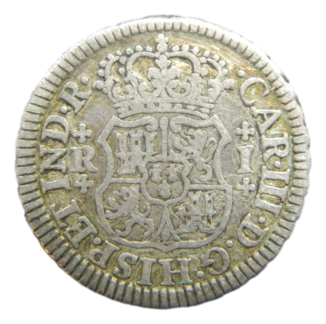 1769/70 M - CARLOS III - 1 REAL - MEXICO - S8