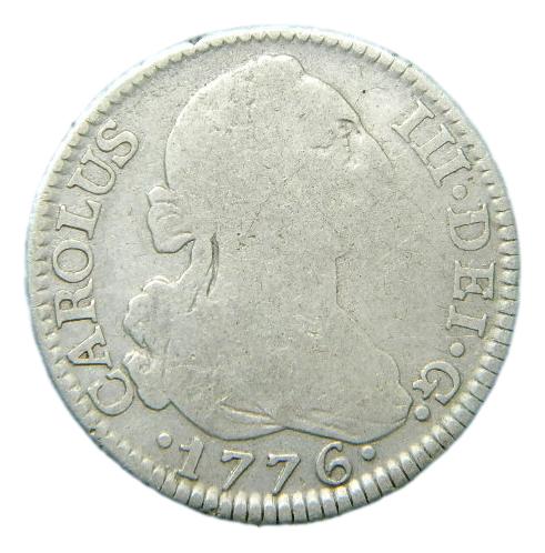 1776 PJ - CARLOS III - 2 REALES - MADRID