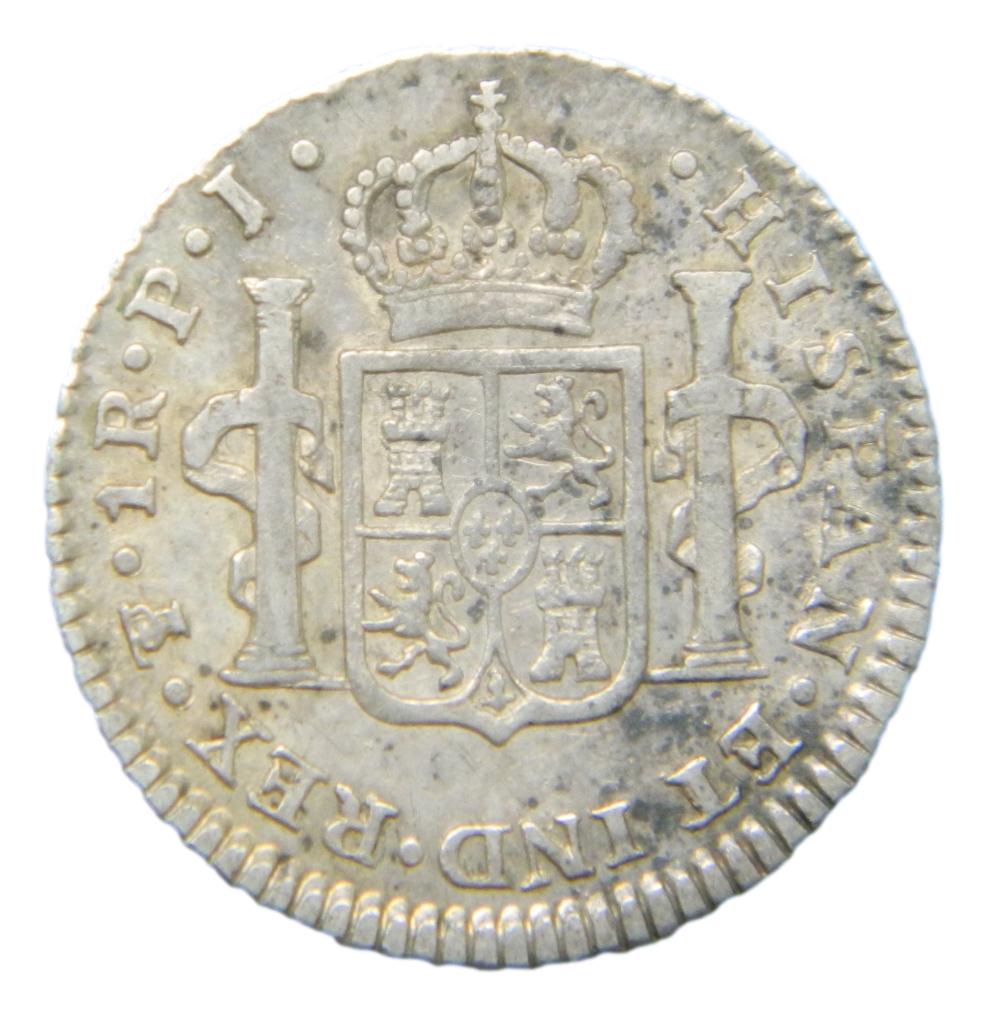 1807 PJ - CARLOS IV - 1 REAL - POTOSI - S8