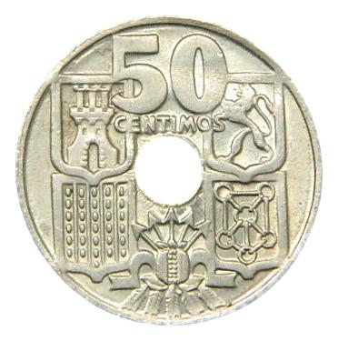 1963*65 - ESPAÑA - 50 CENTIMOS - SC