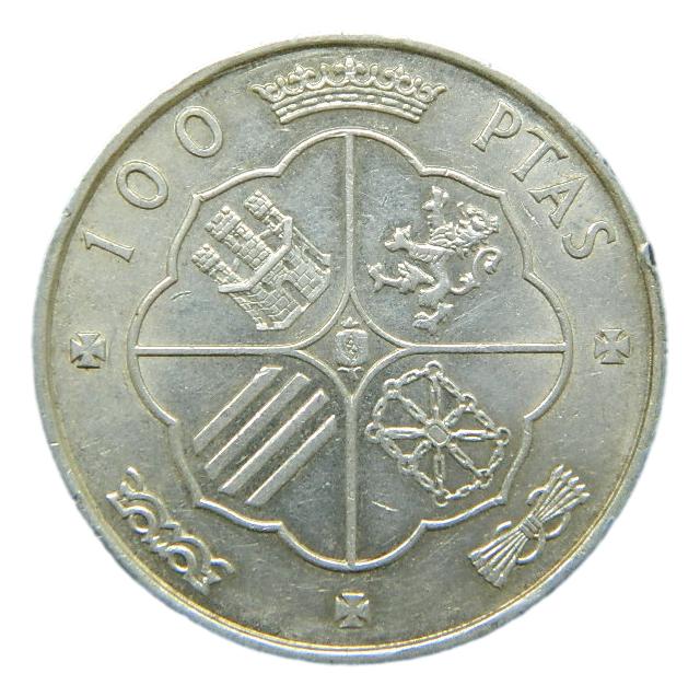 1966 *70 - FRANCO - 100 PESETAS - PLATA - MBC