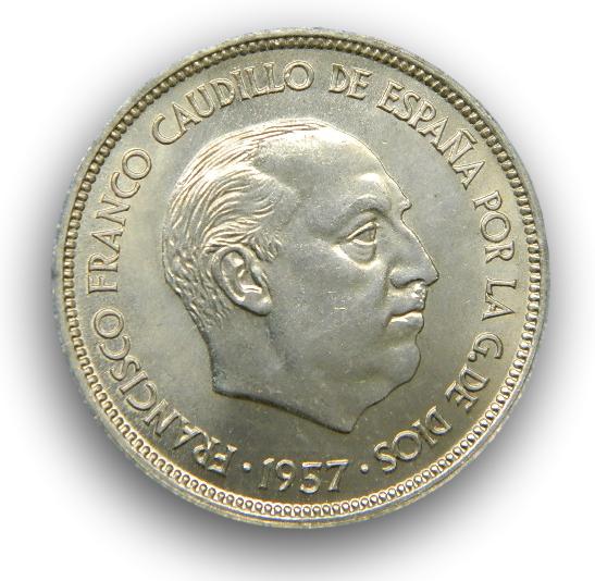 1957 *75 - FRANCO - 25 PESETAS - SC-