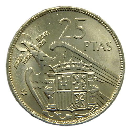 1957 *69 - FRANCO - 25 PESETAS