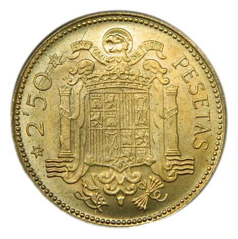 1953 *56 - FRANCO - 2,50 PESETAS - SC