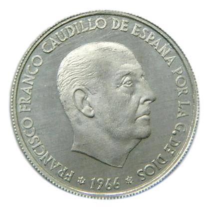 1966 *72 - FRANCO - 50 CENTIMOS - PROOF