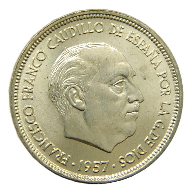 1957 *67 - FRANCO - 50 PESETAS - SC