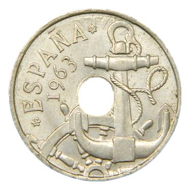 1963*64 - ESPAÑA - 50 CENTIMOS - SC