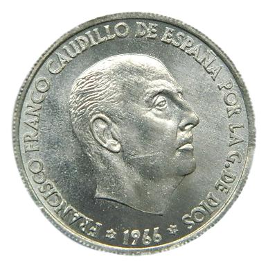 1966 *71 - FRANCO - 50 CENTIMOS - SC
