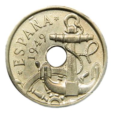 1949 *56 - ESPAÑA - 50 CENTIMOS - SC