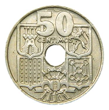 1963*63 - ESPAÑA - 50 CENTIMOS - SC