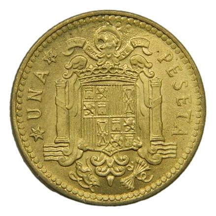 1953 *62 - FRANCO - 1 PESETA - SC-