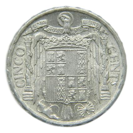 1945 - FRANCO - 5 CENTIMOS - SC-