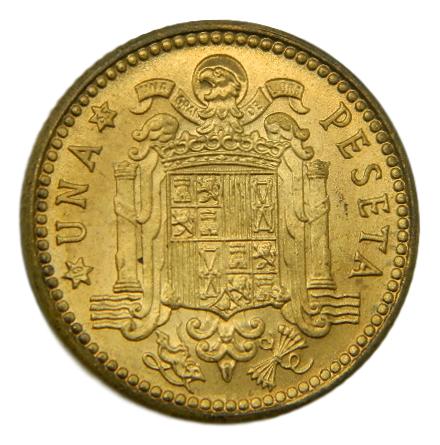 1963 *64 - FRANCO - 1 PESETA - UNC 