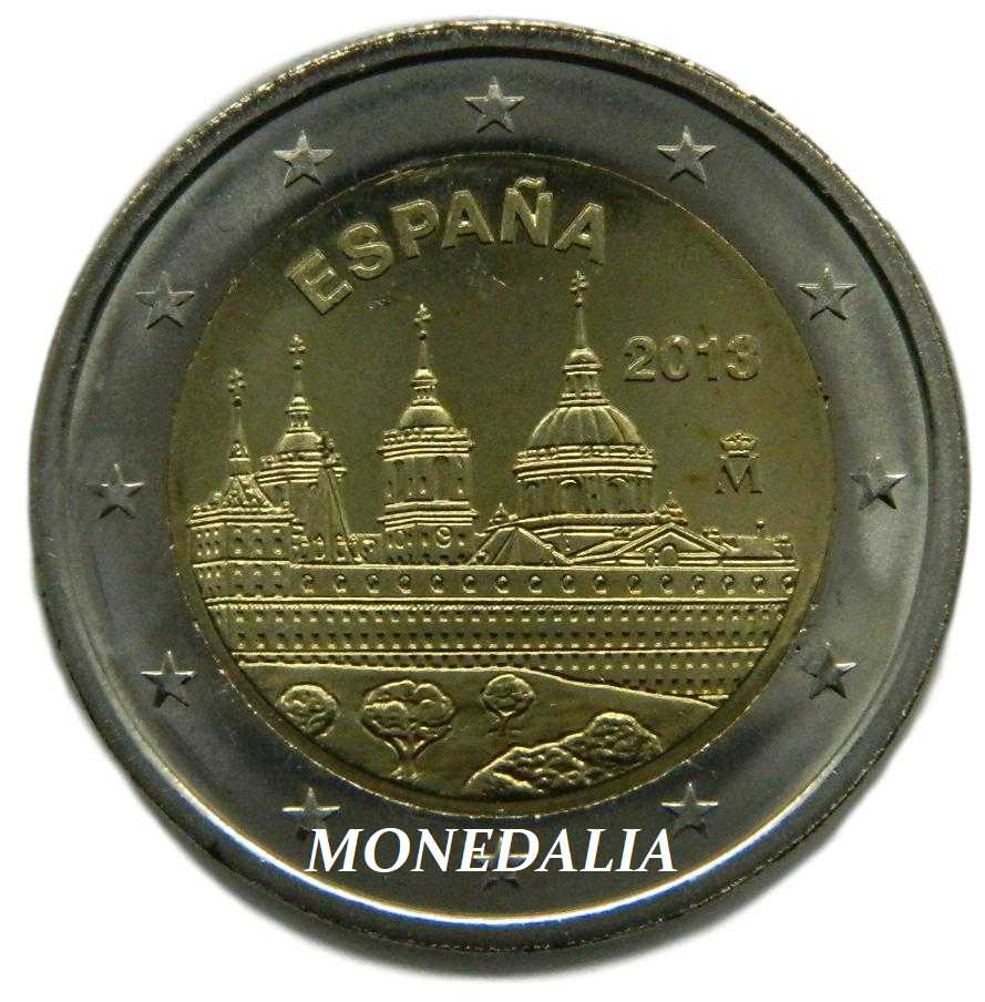 2013 - ESPAÑA - 2 EUROS - ESCORIAL 