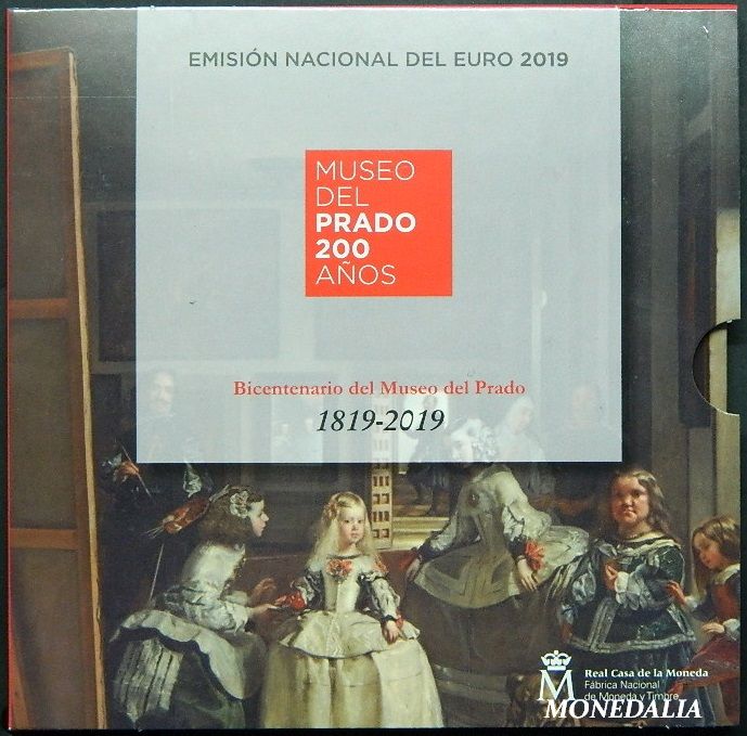 2019 - ESPAÑA - CARTERA EUROS - MUSEO DEL PRADO