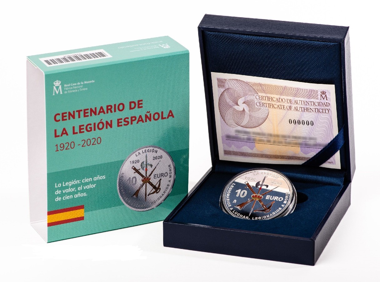 2020 - ESPAÑA - 10 EURO - LEGION