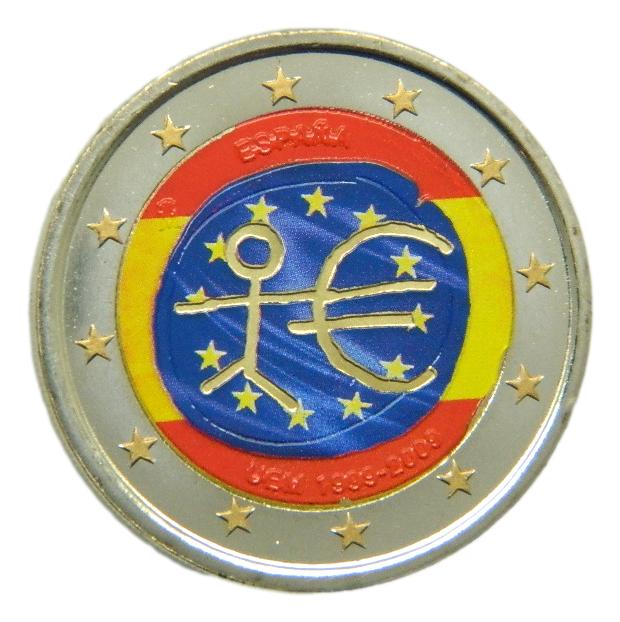 2009 - ESPAÑA - 2 EUROS - EMU - COLOR