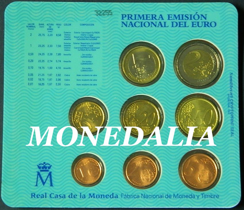 2000 - CARTERA EUROS ESPAÑA - FNMT 