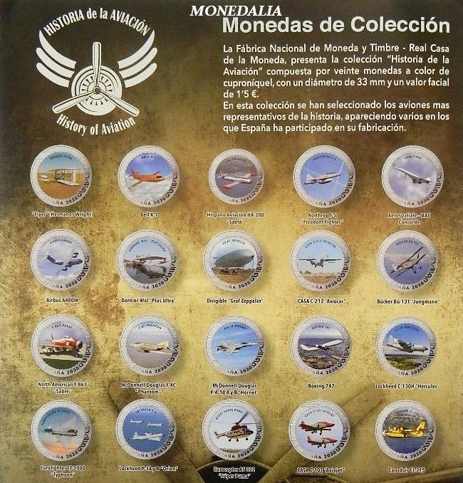 2020 - ESPAÑA - HISTORIA DE LA AVIACION - COMPLETO