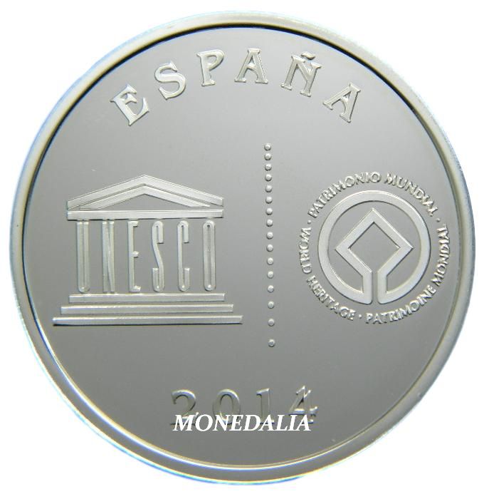 2014 - ESPAÑA - 5 EURO - CACERES - UNESCO