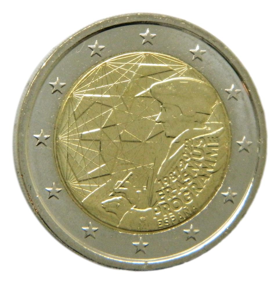 2022 - ESPAÑA - 2 EURO - ERASMUS 